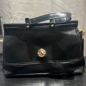Spacious Black Square Bag